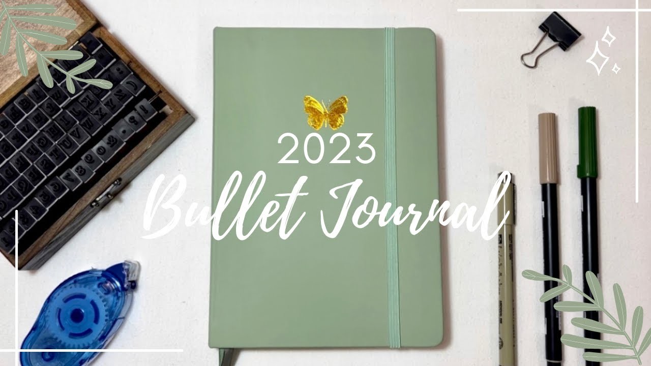 My 2023 Bullet Journal Set Up | Easy & Aesthetic
