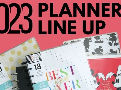 PLANNER LINE UP FOR 2023 - HAPPY PLANNER, BUJO, TRAVELLERS NOTEBOOK & MORE IN MY STACK