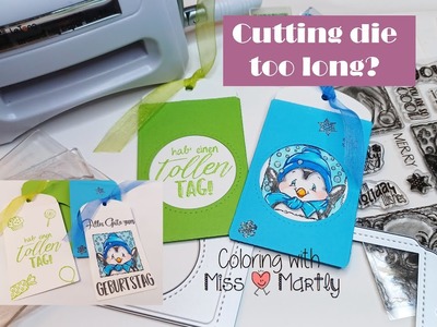 Scrapbook Problem? Cutting DIE too LONG? | Making Card & Envelope