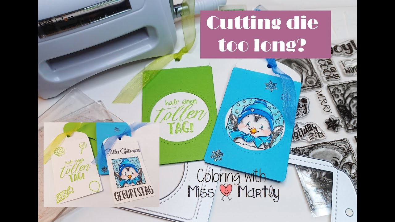 Scrapbook Problem? Cutting DIE too LONG? | Making Card & Envelope