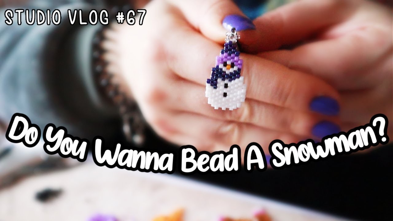 Studio Vlog #67 - Festive Bead & Chat ⛄ Prepping For A Shop Update ¦ The Corner of Craft