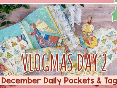 Vlogmas Day 2: December Daily Set-Up Pocket and Tags