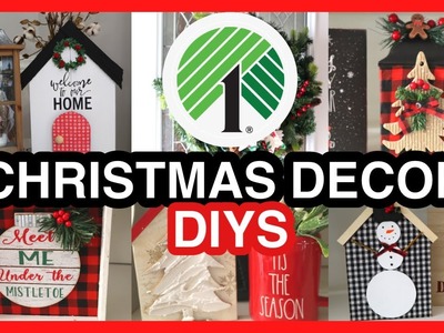 ????YOU WON’T BELIEVE WHAT DOLLAR TREE ITEMS I USED TO CREATE CHRISTMAS DIY DECOR????