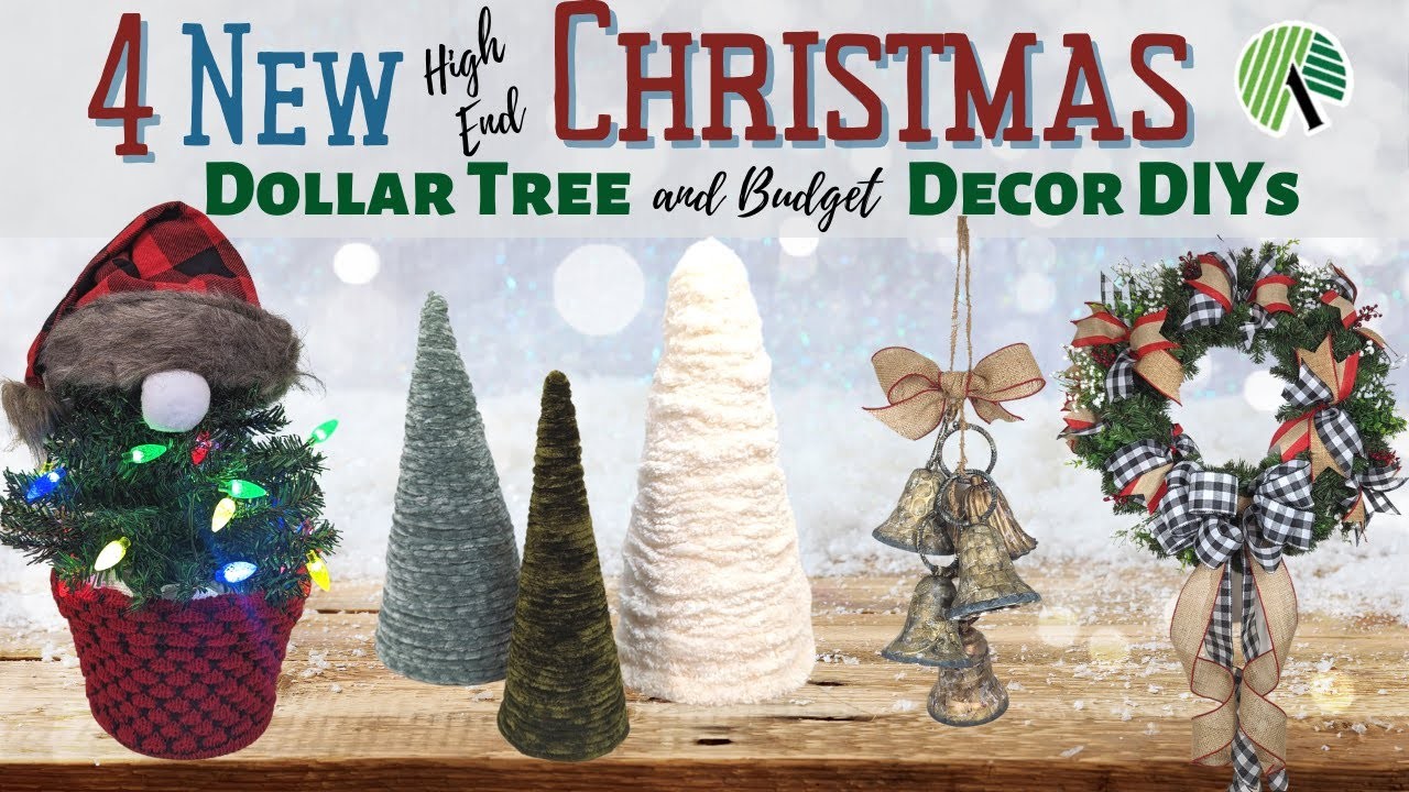 ????  4 NEW HIGH END BUDGET AND DOLLAR TREE CHRISTMAS DECOR | CHRISTMAS DECORATIONS ON A BUDGET ????