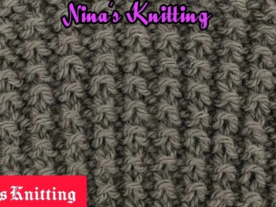 4 Rows Repeat Knitting Pattern For Sweaters & Cardigans With English Subtitles