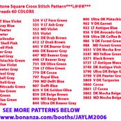 Cobblestone Square Cross Stitch Pattern***L@@K***Buyers Can Download Your Pattern As Soon As They Complete The Purchase