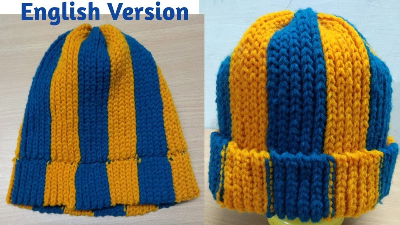 Crochet an easy winter Beanie Cap (English Version). How to crochet Beanie Cap tutorial. Beanie Cap