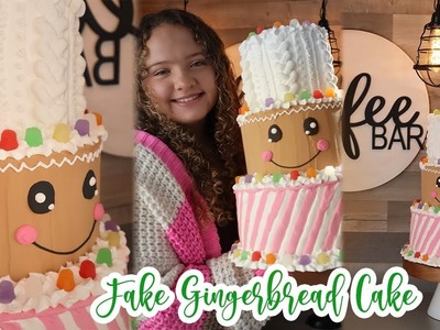 Fake Bake Gingerbread Cake | Craftmas Day 7.)