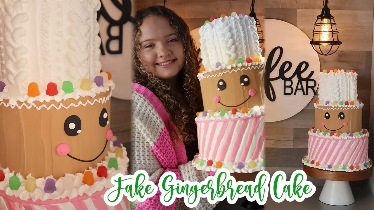Fake Bake Gingerbread Cake | Craftmas Day 7.)