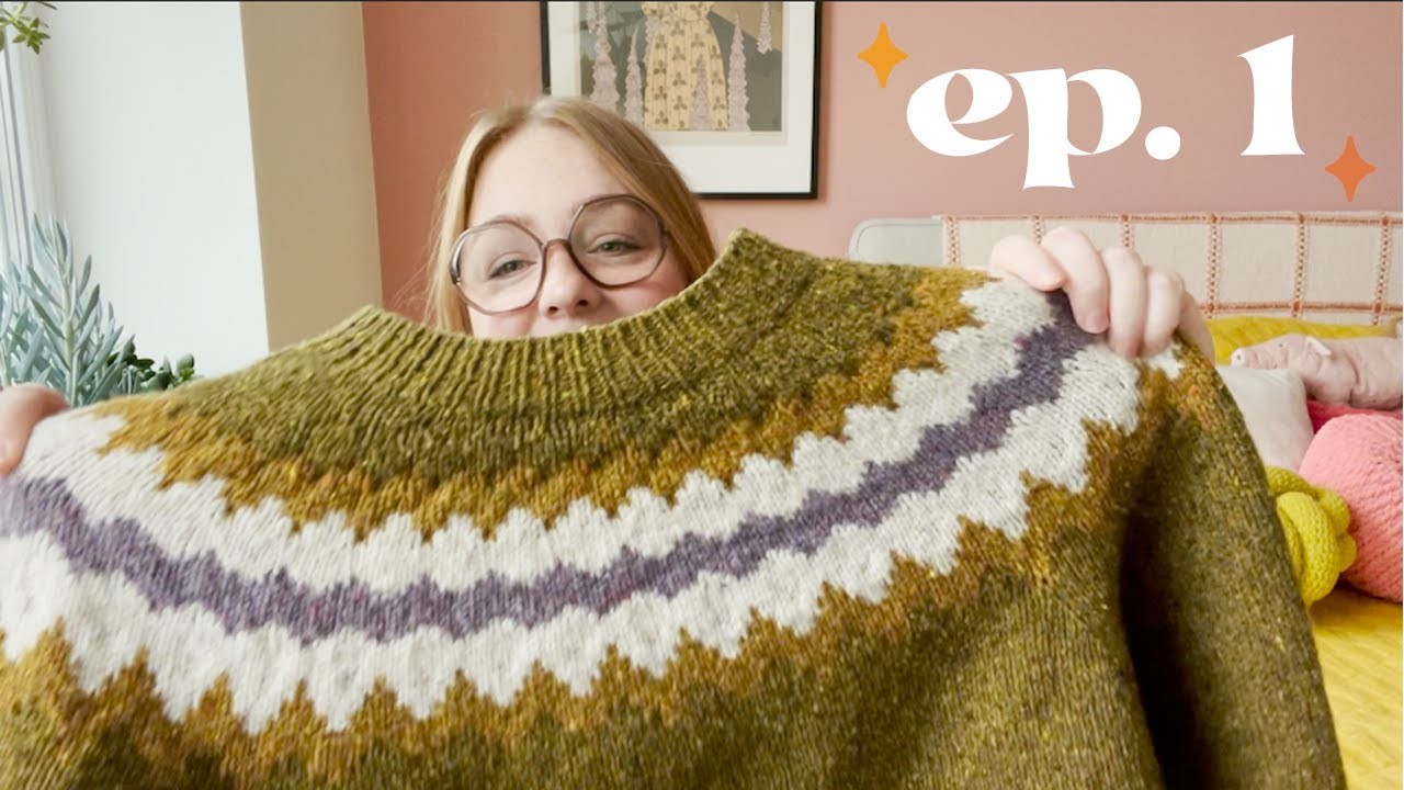 Ginger hook knitting podcast ep. 1. colorwork & cables