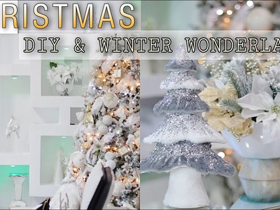 GLAMOROUS LIVING ROOM DECOR IDEAS || EASY DIY CHRISTMAS DECOR with @ATouchofGlam & @NoraGsNook