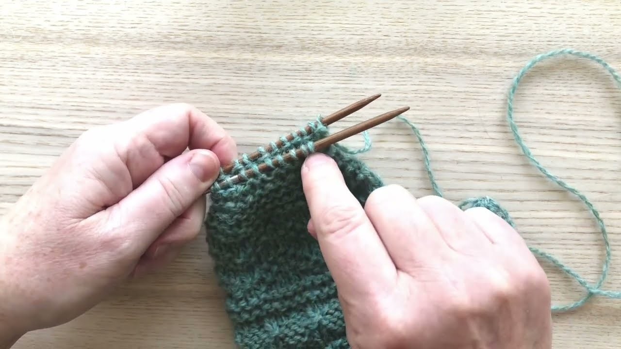 JST How to do Garter Kitchener Stitch for Sea Haven Mitts