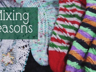 Mixing Seasons ~ Episode 36 ~ Crafting Podcast { Christmas Zweig Sweater, Outlander Gauntlets }