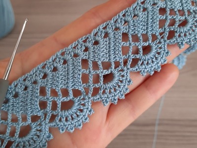 PERFECT floral crochet knitting pattern lace making, step-by-step explanation for beginners.