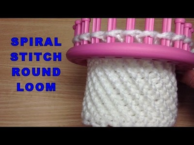 SPIRAL STITCH ROUND LOOM | Stitch 11 | PUNTO ESPIRAL TELAR CIRCULAR