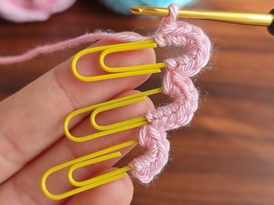 Super Easy Crochet Knitting-I Knit with Paper Clips, My Friends Loved These Tiny Gifts