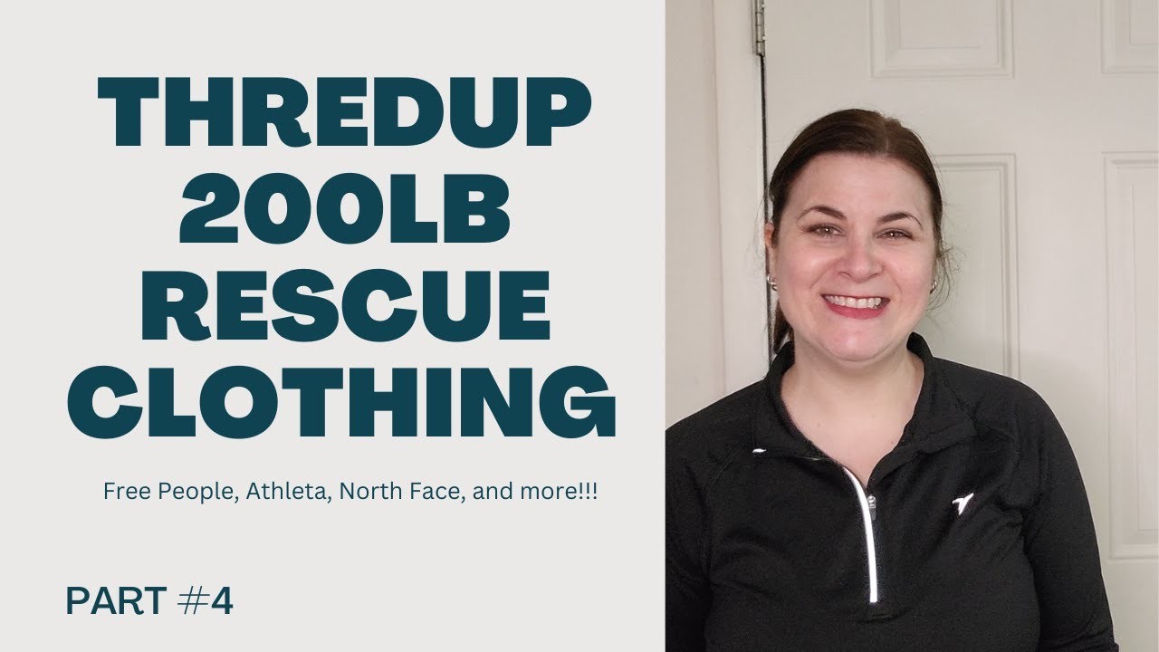 ThredUp 200lb Rescue Clothes Unboxing Part #4 - I am really happy!!!