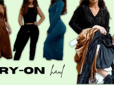 Try-on haul: holiday outfit inspo, timeless classics for winter, + versatile sets