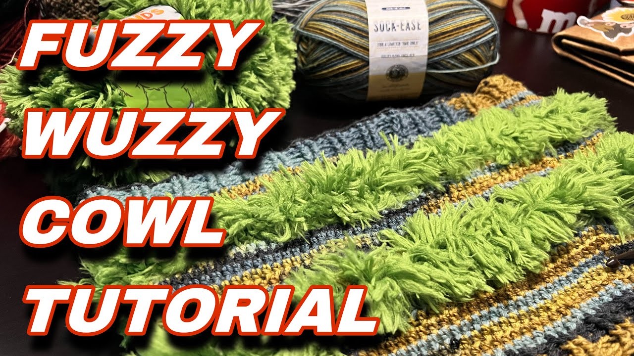 TUTORIAL: Fuzzy Wuzzy Cowl @LionBrandYarn