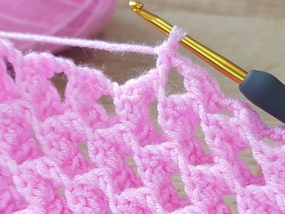 Woow???????? 3D crochet baby blanket model #