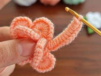 Wow !! Super easy, very useful crochet flower. Make it in 15 minutes, sell it.