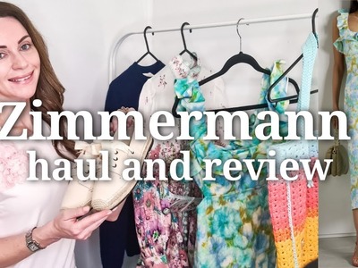 Zimmermann haul and try-on review - Zimmermann dresses and new-in pieces