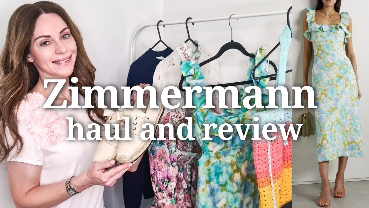Zimmermann haul and try-on review - Zimmermann dresses and new-in pieces