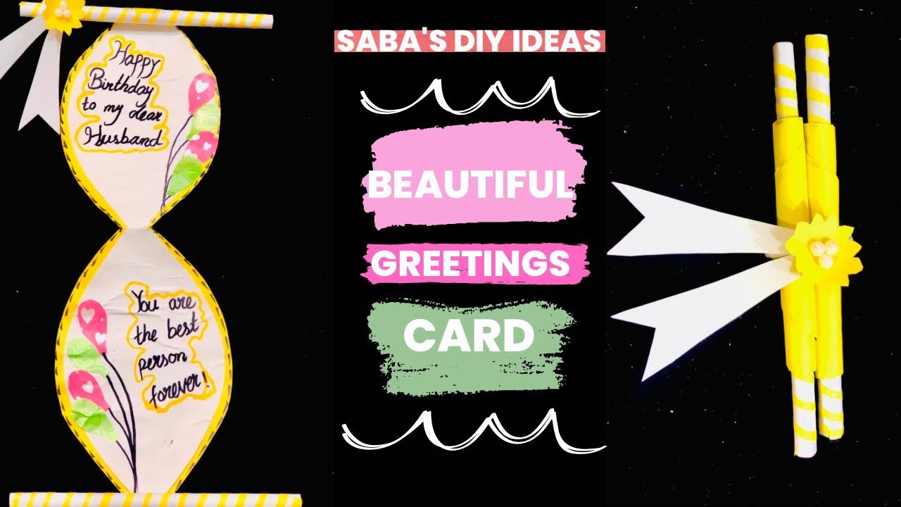 Birthday Greetings Card Ideas || Special Gift & Birthday Wishing Card || Easy Handmade Card