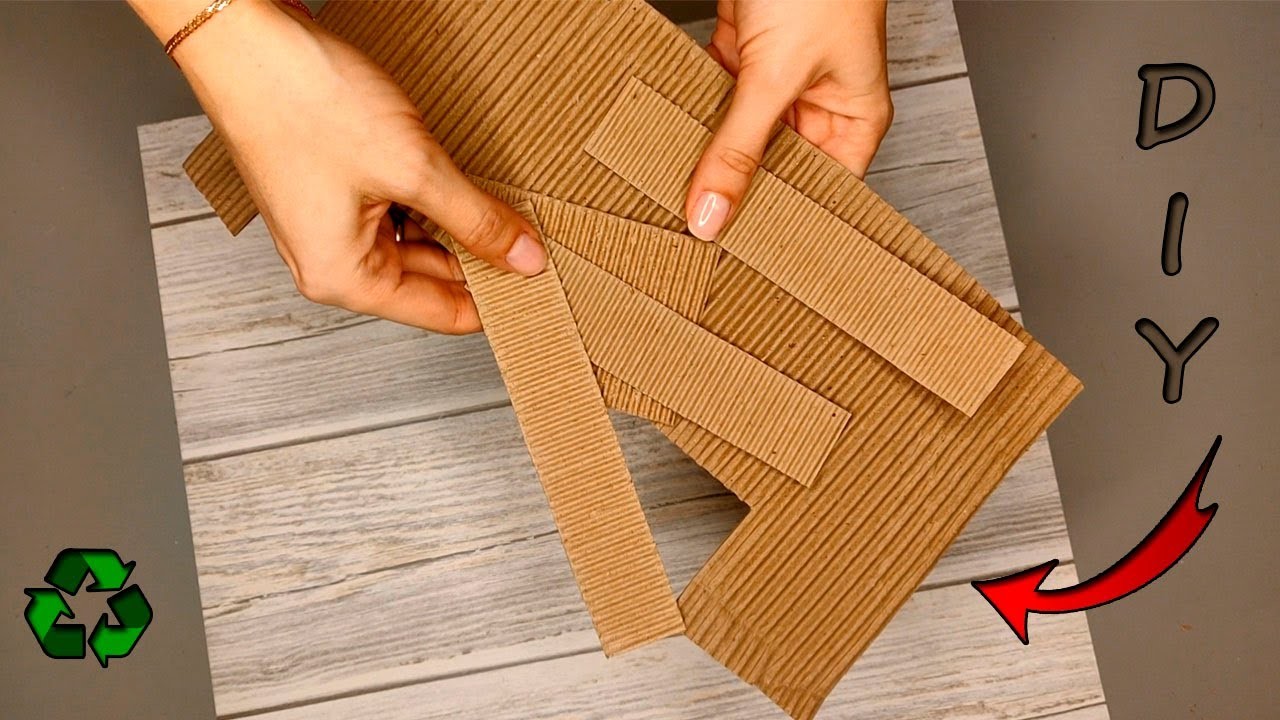 CARDBOARD IDEAS  I make cardboard gifts for guests  Home decor