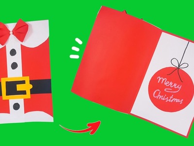 Christmas greeting card - DIY. How to make Happy New Year Card