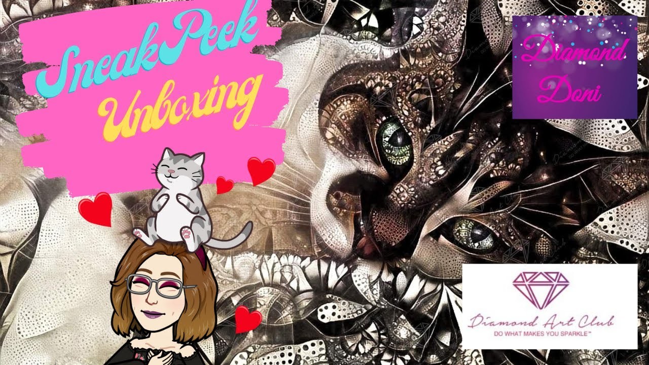 ????Diamond Art Club???? Sneak Peek - Jewel the Pretty Kitty