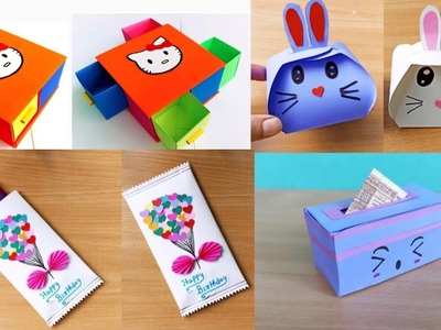 DIY - 4 Best Paper Gifts | Birthday Gift | Anniversary Gift | Handmade Gift