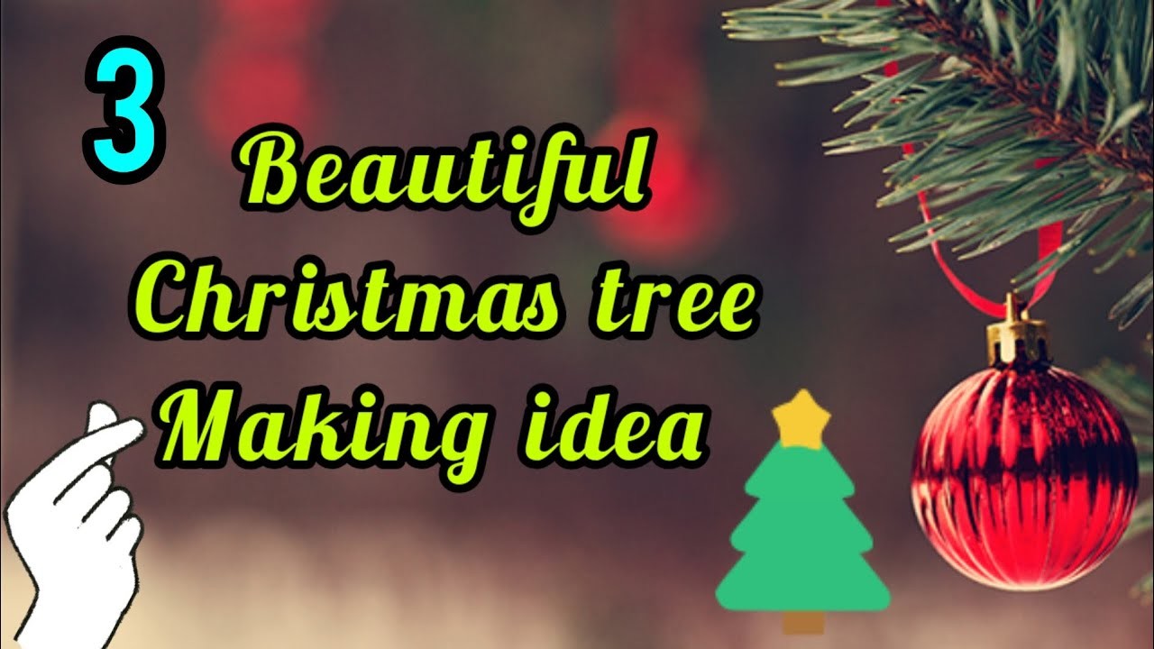 DIY Easy and simple Handmade ChristmasTree Making Idea At Home ll Using colourpaper#viral #christmas