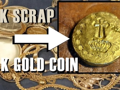 DIY Refine 14K Jewelry into a 24K Gold Coin
