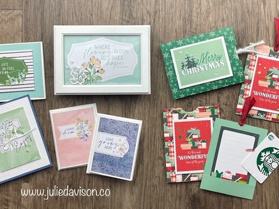 Easy Gift Card Holder with Stampin' Up! Santa Express + MORE Memories & More Projects