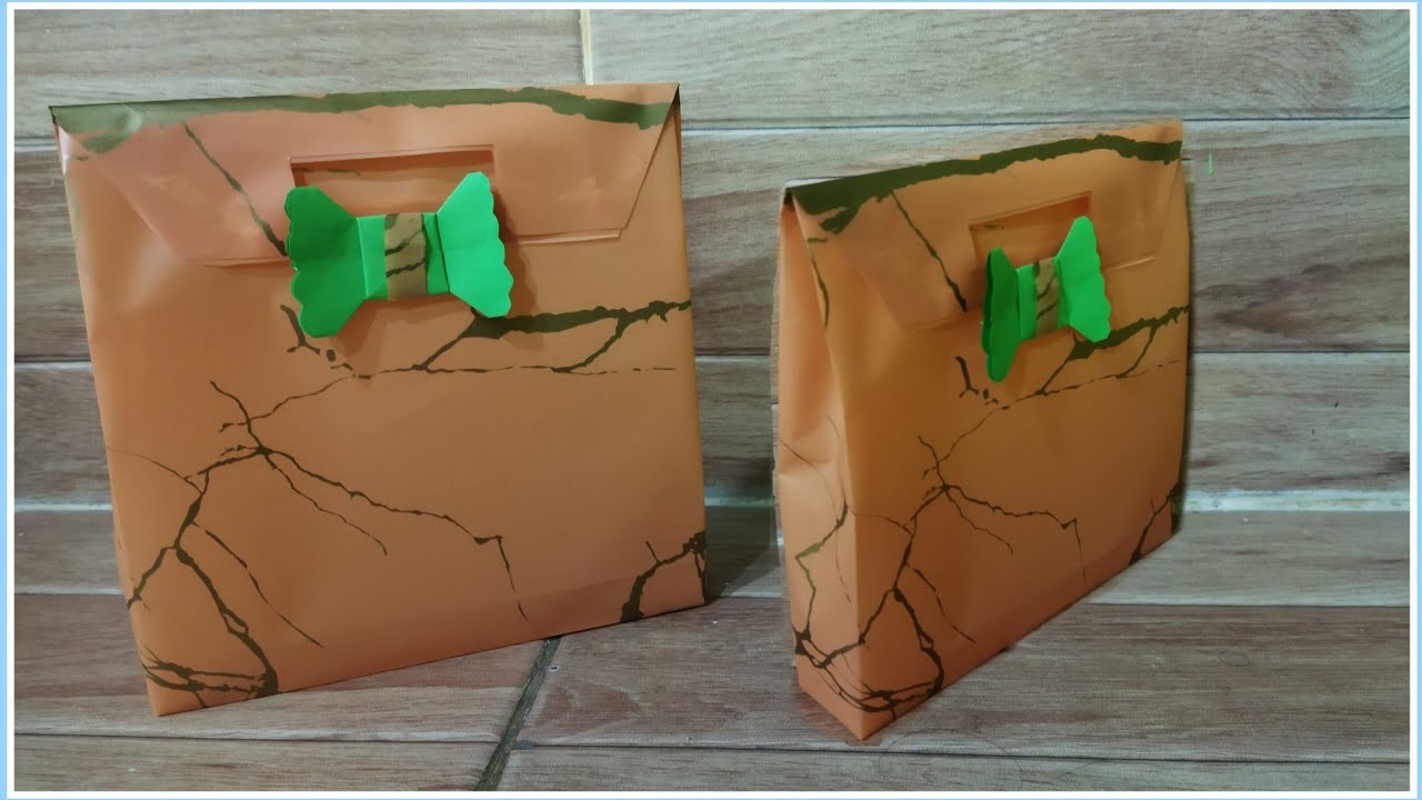 Easy gift wrapping ideas - paper gift bag