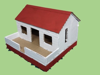 How to Make a Simple Cardboard House | DIY | Cardboard House | #cardboard  #craft #house #diy