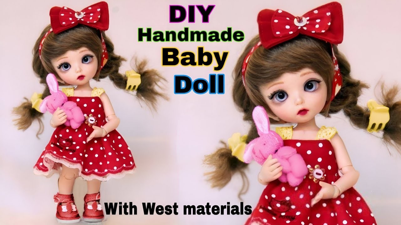 How To Make Doll At Home | Easy Doll Making | Handmade Doll | DIY Barbie Doll | Doll Craft Ideas