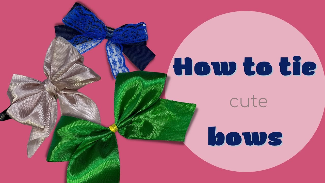 How to Make Hair Bow Simple DIY Tutorial - Christmas Home Crafts