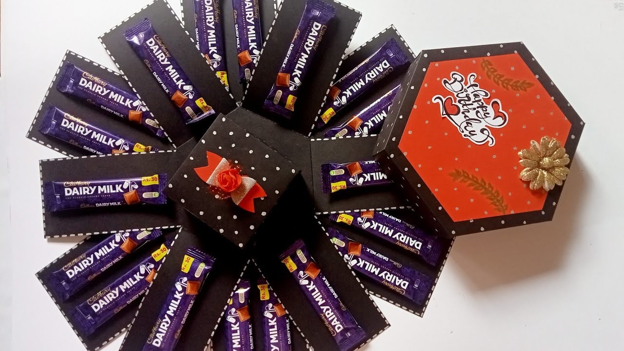 How to make Hexagon Chocolate Box ¶ Hexagon gift Box ¶ Toturial ¶ Chocolate Box in box