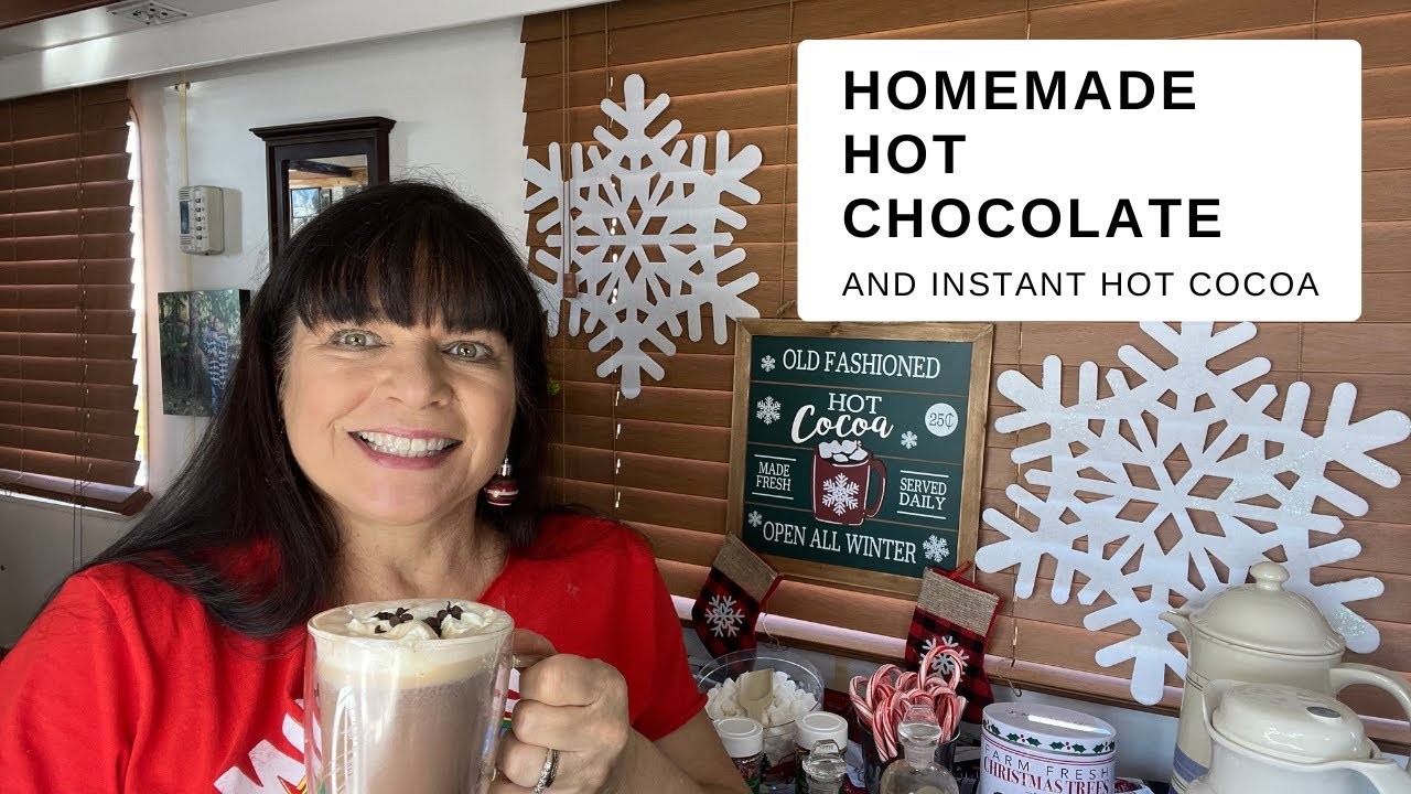 How to make the best hot chocolate and instant hot cocoa mix from scratch