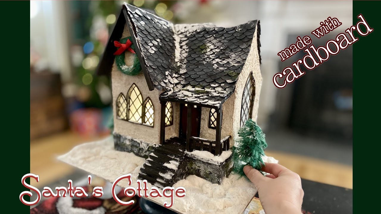 I Made A Miniature Cottage From Recycled Cardboard. ~PART ONE
