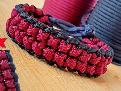 Make the "XX" Knot Sanctified Mad Max Style Paracord Survival Bracelet