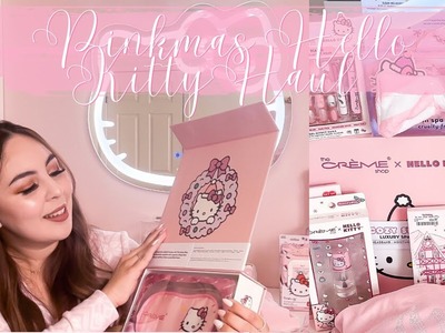 Massive Hello Kitty Pink Christmas Haul! ????❄️????☃️ + giveaway! ????