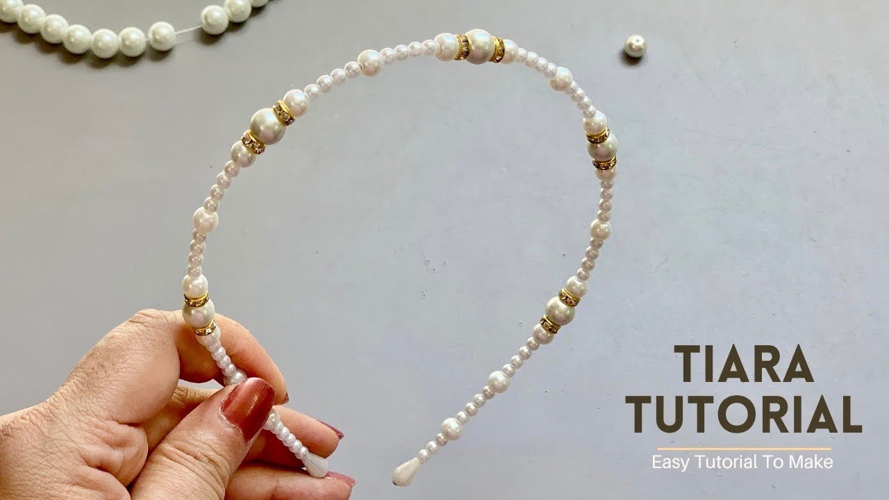 Pearl Headband Diy. Easy Tutorial