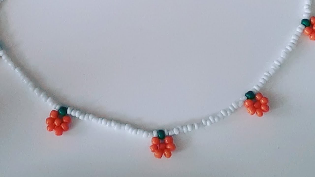 ????Portakallı kolye yapımı #diy #handmade #necklace