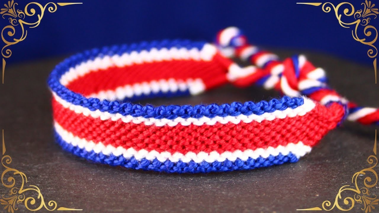 PURA VIDA !! Colourful COSTA RICA | Friendship Bracelet Making | How to make Bracelets