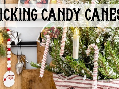 Ticking Stripe Chunky DIY Candy Canes