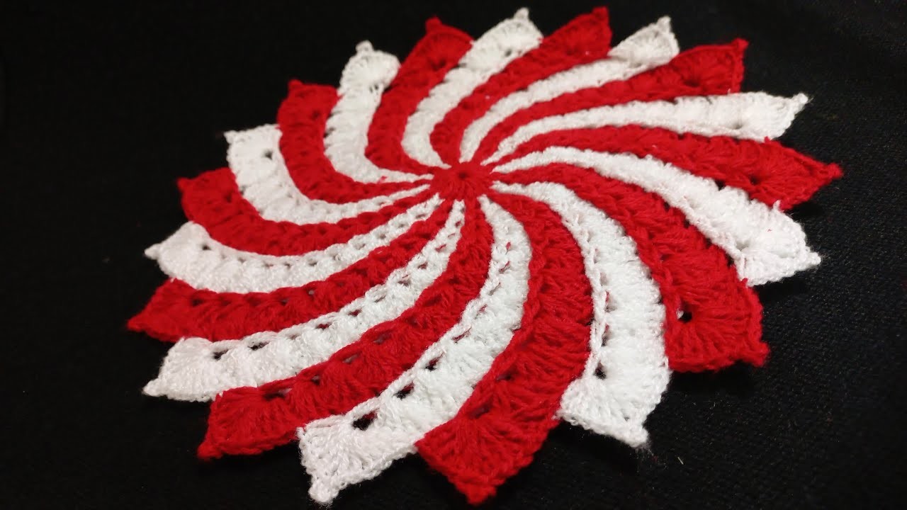 ❤️Valentine day स्पेशल फूलों वाला Crochet Thalposh #thalcover #flowerthalposh#woolenthalposh