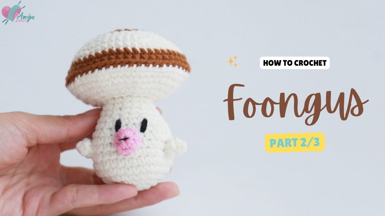 #413 | Amigurumi Foongus (2.3) | Crochet Pokémon Amigurumi | Free Pattern | Amiguworld